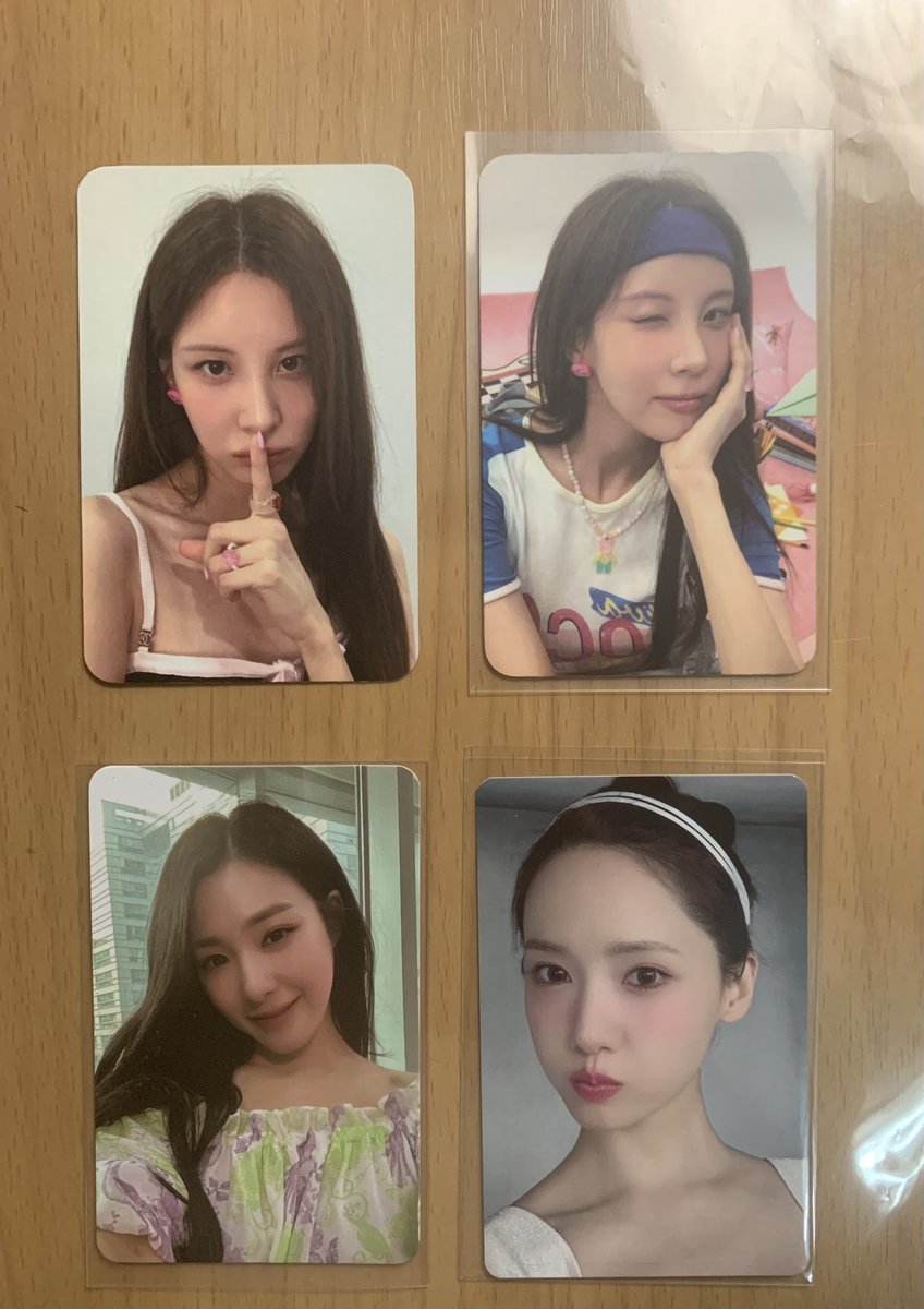 mtwomstore2's tweet photo. WTS : SNSD Rare Photo Card 
-Seohyun She is SHhh Fanmeeting in Bangkok : 1,000 THB/Piece
-Tiffany Forever Wishing Fanmeeting in Bangkok : 1,000 THB
-YoonA Birthday Pop-Up Event 01 Photo Card :  1,200 THB
양도
#ตลาดนัดโซชิ  #ตลาดนัดsnsd #ตลาดนัดโซวอน https://t.co/aidphVy4Th