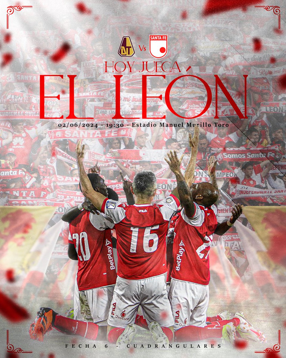 ¡Y sí! Hoy no es un día cualquiera, hoy juega el León 🦁.

¡Que la 𝗙𝗨𝗘𝗥𝗭𝗔 de la 𝗙𝗘 nos acompañe!