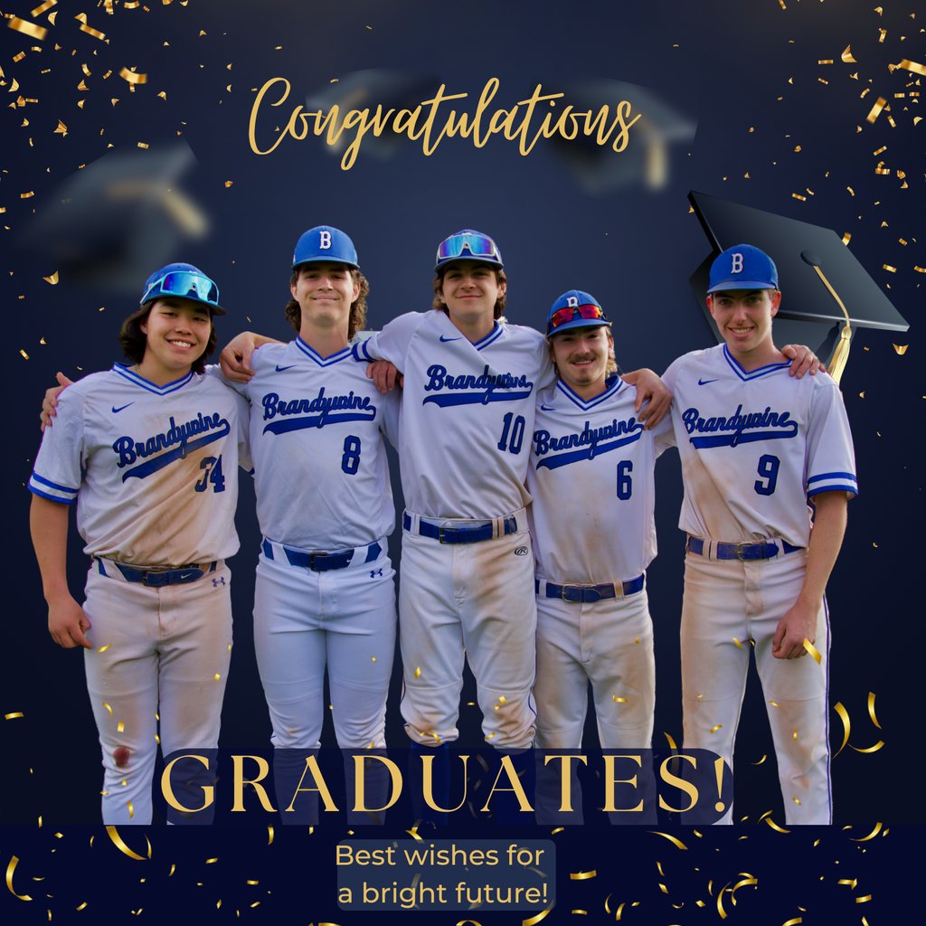 BHSBaseballDogs's tweet photo. It's Graduation Day! Congratulations and Best Wishes to Matt, Aidan, Vinny, Frank and Jacob.

#BulldogsBaseball https://t.co/eyiq7pLg0q