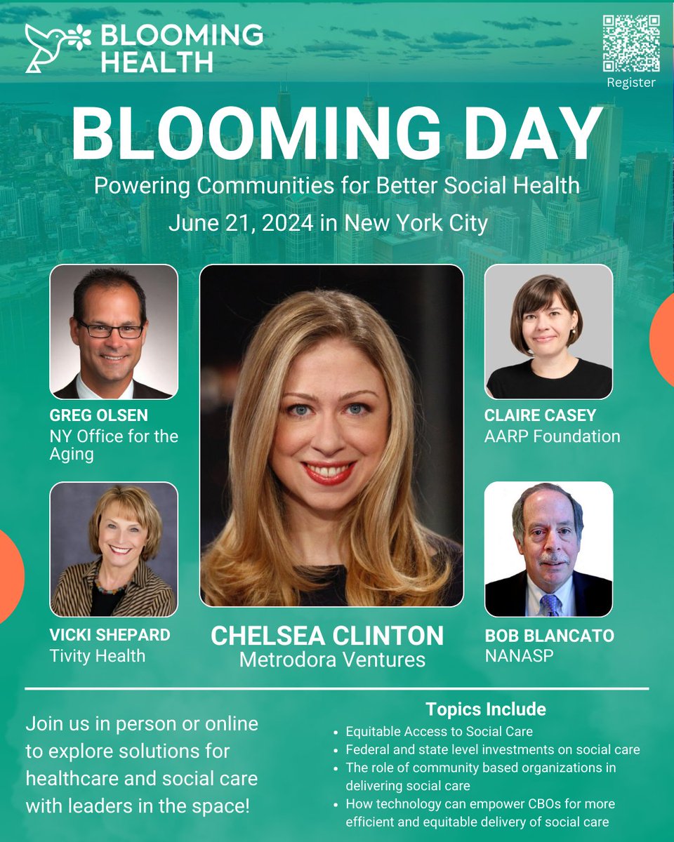 Don't miss Blooming Day, a free event uniting healthcare, social care, and government leaders to discuss equitable access to essential services.

Register to attend in person or online here: hubs.la/Q02z5Ph50

#Healthcare
#Medicaid
#AgingServices