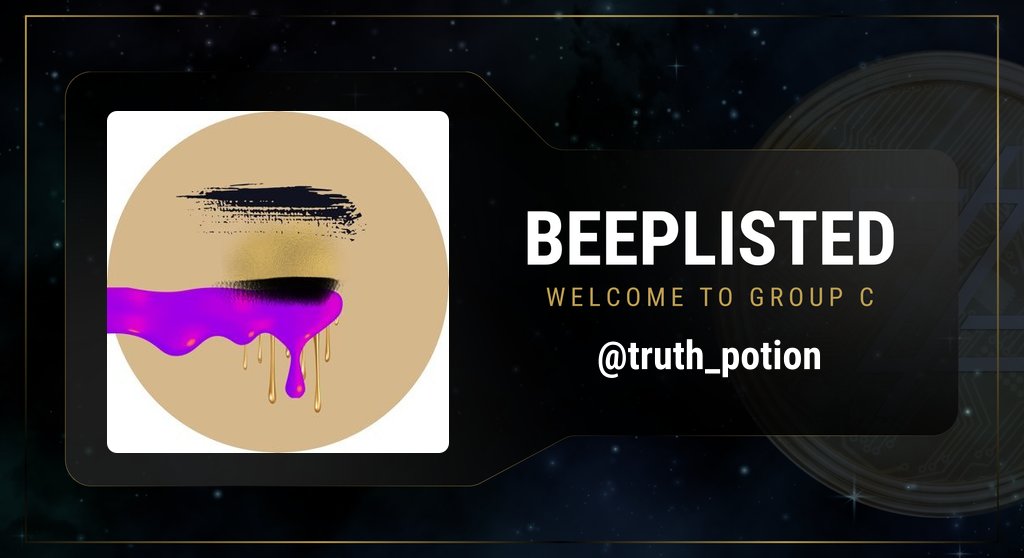 Congratulations <a href="/truth_potion/">TRUTH POTION</a> 🎉

• Welcome to Group C of <a href="/BeepList/">Beep List</a> 🤖
<a href="/Botzcoin/">BOTZ</a> <a href="/BeepBoopBotz/">Beep Boop</a> $BOTZ