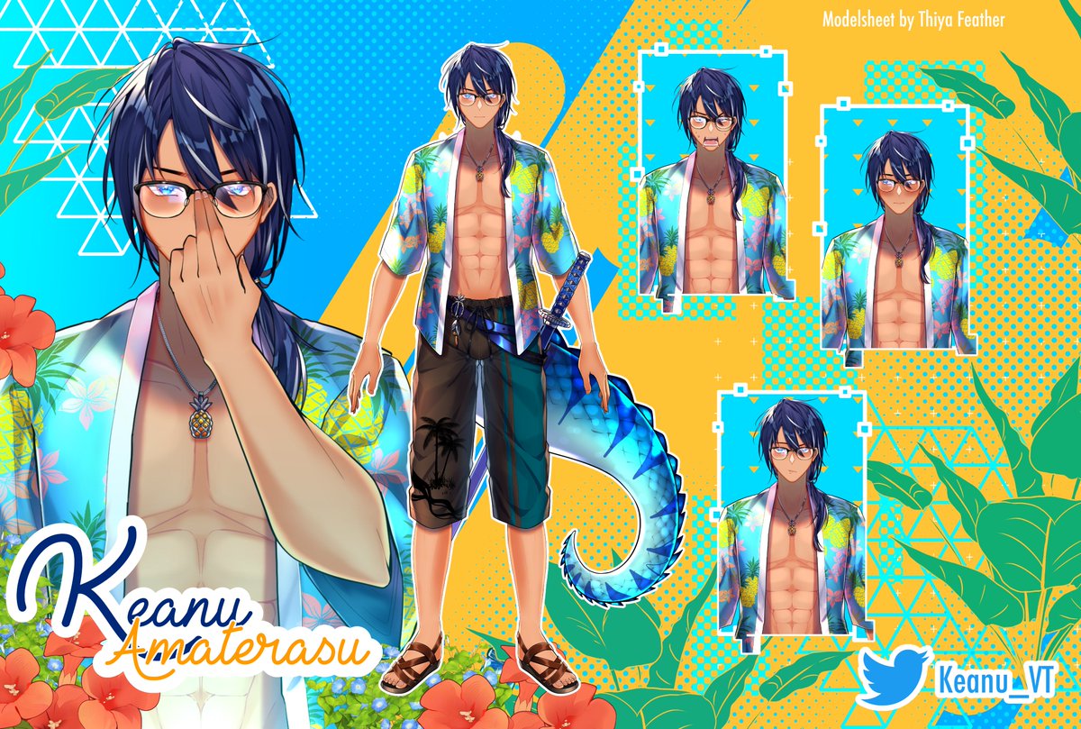 Keanu Amaterasu🍍| Panther Chameleon VTuber🦎 tweet media
