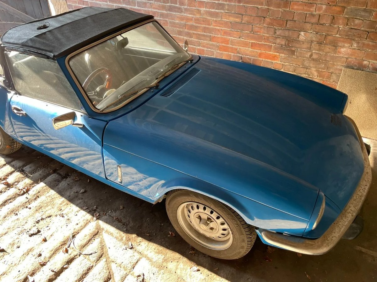 BarnFindsUK's tweet photo. Ad: 1979 Triumph Spitfire 1500 - "Will need trailering away due to old fuel in the system"
On eBay here -->> https://t.co/r7bxrYolLT
#TriumphSpitfire1500 #ClassicCarForSale #CarRestoration #ClassicCarCommunity #TriumphCar #ClassicCarAuction https://t.co/pzRz02CNZx