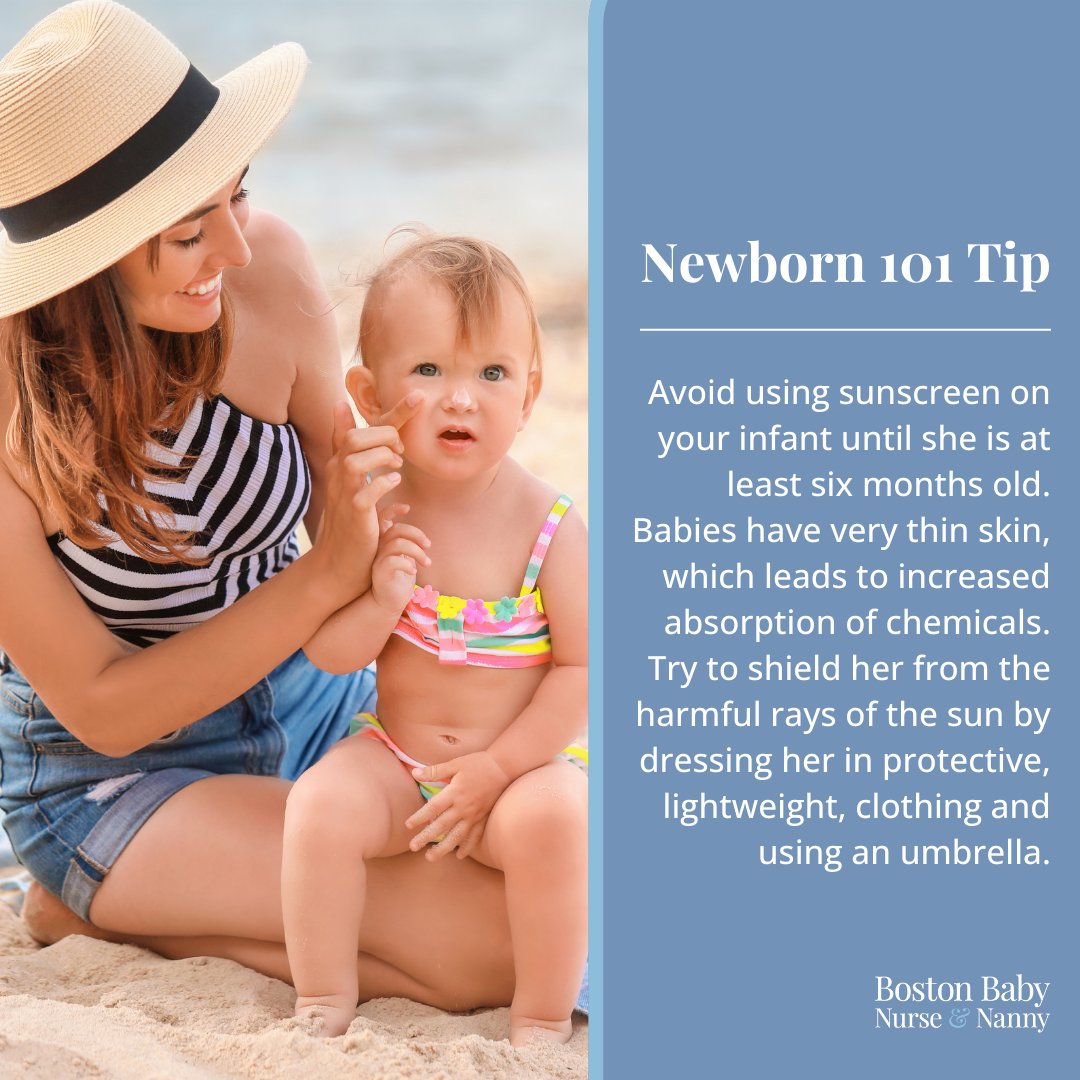 BostonBabyNurse's tweet photo. Having fun and babies in the sun is a delicate balance.
Learn more newborn tips in the parenting book, Newborn 101!
☀️ https://t.co/t3Tj344irE
#newborn101 #sunexposure #parentingbook #fourthtrimester #summerfun #summerbabies https://t.co/q5Z4hBj0hz