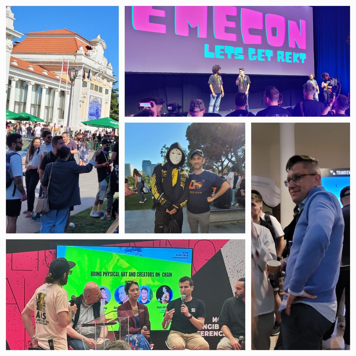 NFTmorning's tweet photo. Extremely hard to sum up in a few lines what we experienced in Lisbon for the @NFCsummit, so perhaps these images will speak louder than any words!
We had to wait until this 3rd edition for NFC to finally be recognized as an essential web3 event.
👏 @johnkarp and your great team https://t.co/jzv4Jm1WXc