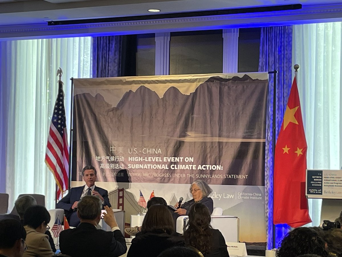 Glad to rep @AsiaPolicy at last week’s US-China High-Level Event on Subnational Climate Action hosted by @CalChinaClimate. The event delivered on a key promise under the Nov 2023 Sunnylands Statement and took place less than a year after Kerry’s July 2023 visit to Beijing.