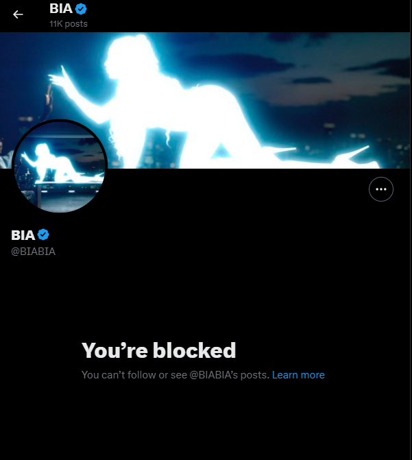 BardiValid's tweet photo. Lmao, what a weird, fake, scary, clout chasing a55 b!h! Cardi got you shook now you're out here blocking 😂wouldn't wanna BIA! https://t.co/5FN7OMZfBU