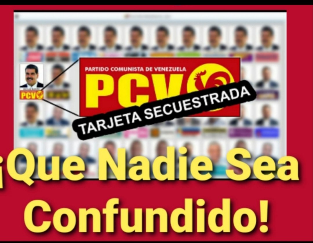 PcvGuacara's tweet photo. 📣 El @PCV_Venezuela tiene su legado histórico en las luchas del Pueblo Trabajador y por ellos #SeguimosEnPie #OrganizandoLuchas y #UniendoFuerzas Porque #AlPCVNoLoDestruyeNadie #PCVEsDignidad
¡Que Nadie Sea Confundido! ✊🏼 https://t.co/I4G87kvqY5