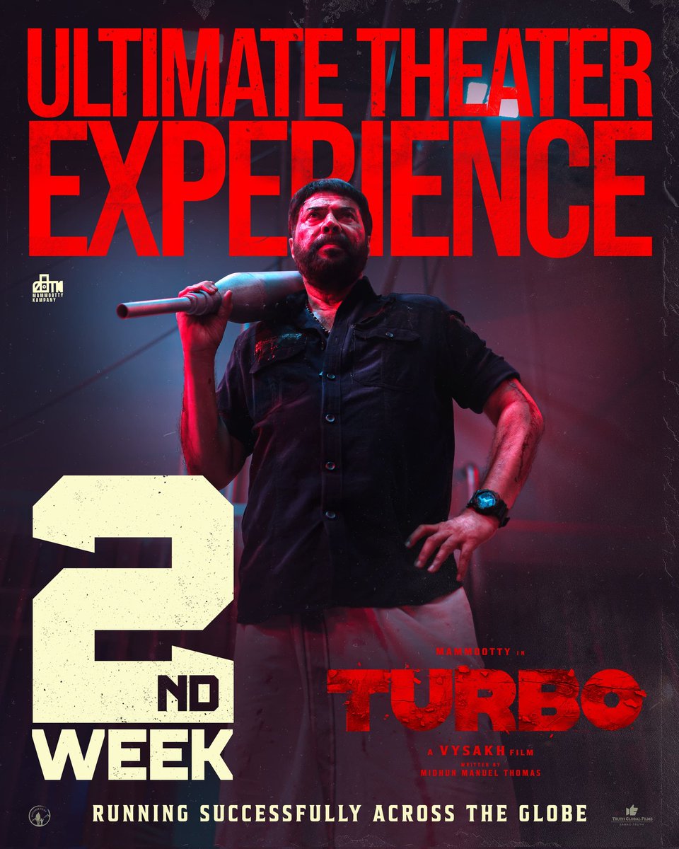 #Turbo Running Successfully | Second Week 💥🔥👊

#Mammootty #MammoottyKampany #TurboMovie