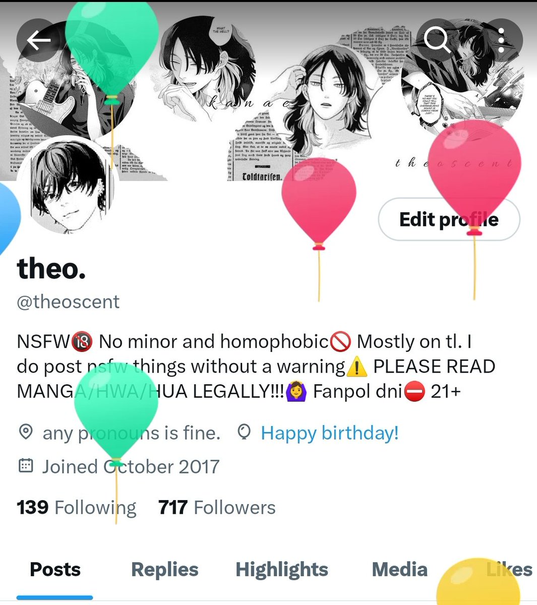 theoscent's tweet photo. Selamat ulang tahun aku. 🥳🥳🥳 https://t.co/huJqOlA4do