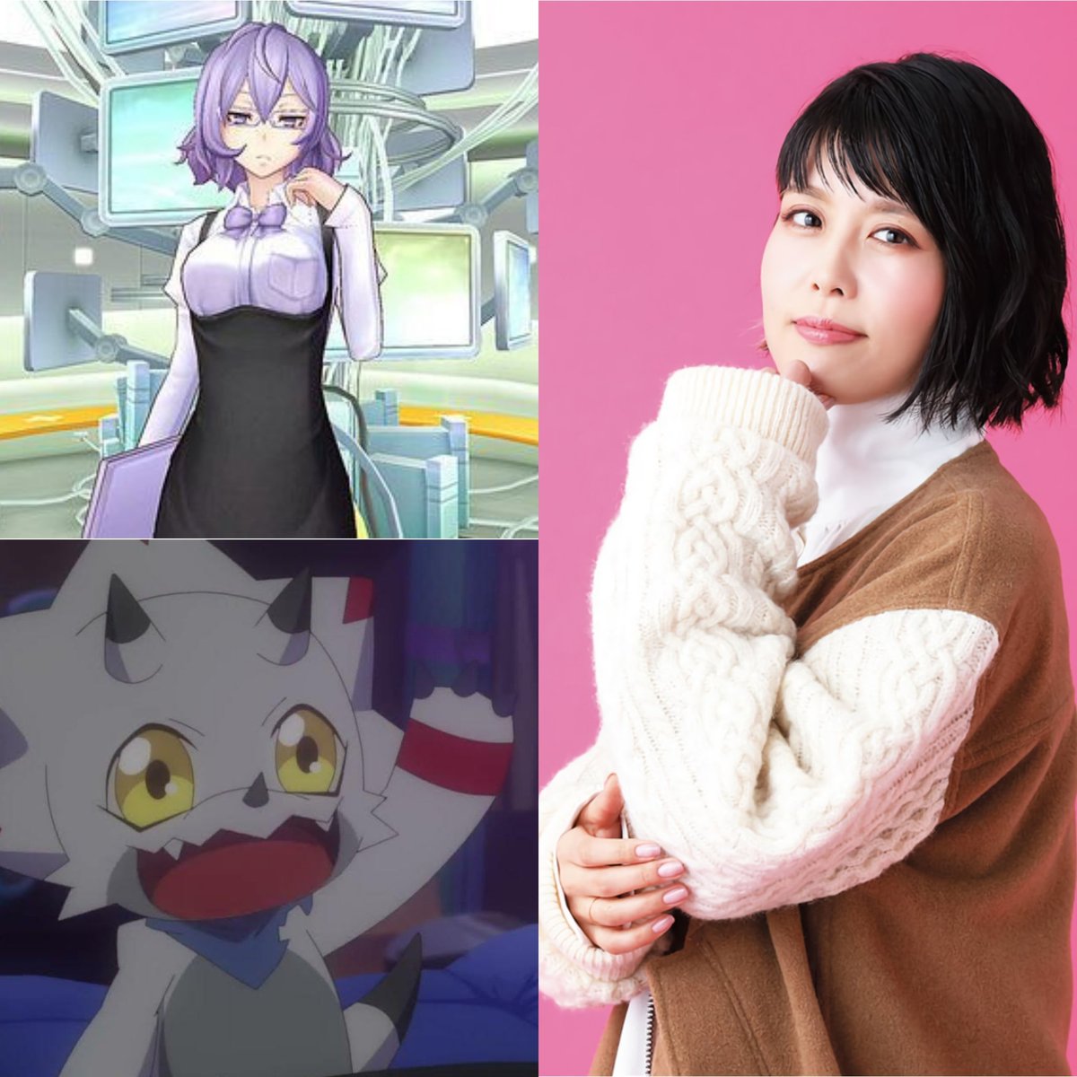 DigimonWorldEsp's tweet image. 🎉¡FELIZ CUMPLEAÑOS!🎂
🗓Hoy 2 de Junio cumple años Miyuki Sawashiro, Seiyuu y voz japonesa de Mirei Mikagura en #DigimonWorld #ReDigitize, #DigimonStoryCyberSleuth y #NextOrder, Gammamon y digievoluciones en #DigimonGhostGame, además de la Narradora en #DigimonSeekers.
#Digimon