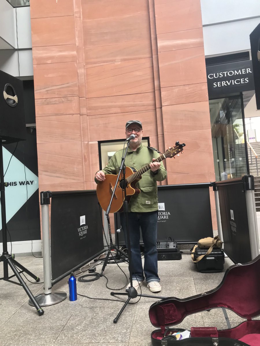 Lovely gig today at Victoria Sq, thanks ⁦<a href="/OhYeahCentre/">Oh Yeah Music Centre</a>⁩ ⁦@ZeroMythUK⁩ and Jack on sound!