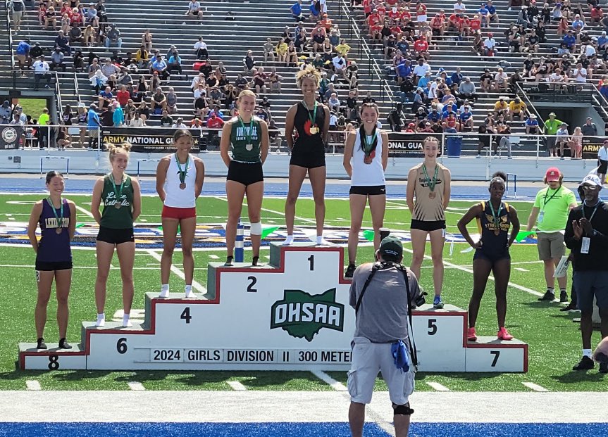Ptferguson11's tweet photo. Avery Davis is the state champion in D2 for the 300 meter hurdles! So proud to have once coached her! She’s the ultimate competitor as she plays soccer and basketball as well! Just goes to show you do not need to specialize in one sport! Way to go Avery!!! https://t.co/1yhxA1COdH