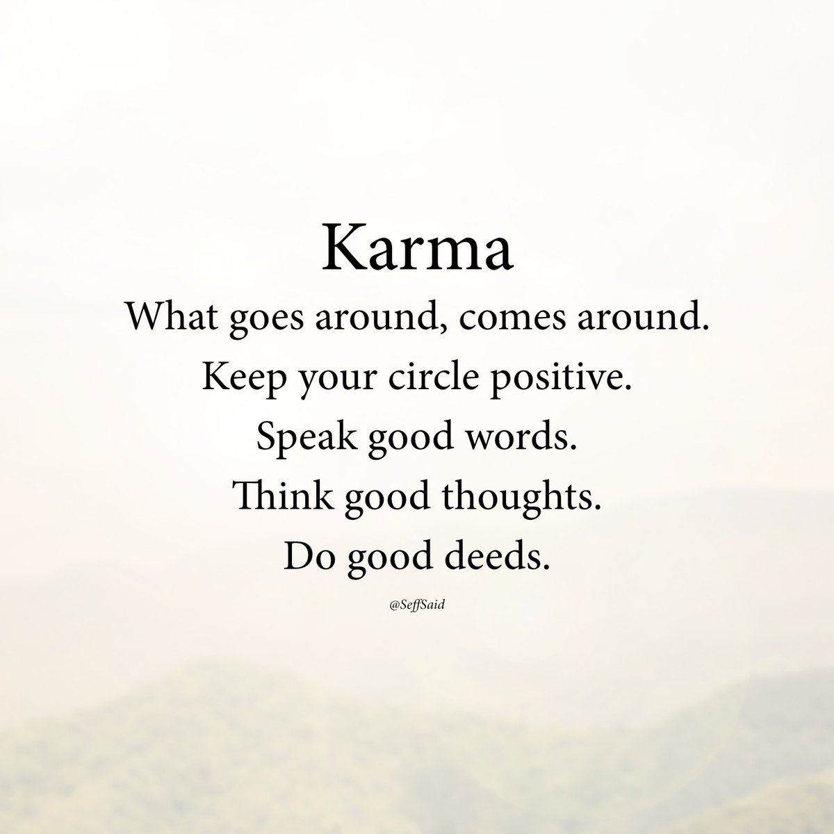 SeffSaid's tweet photo. Karma https://t.co/oYitBYeEOE