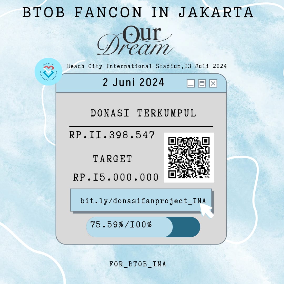 FOR_BTOB_INA's tweet photo. Chttt chtttt Melody! 🎼 

halooo melody💙

Terima kasih kepada Melody yang sudah berpartisipasi dalam donasi untuk project BTOB Fancon di Jakarta. 

Jumlah donasi Project Tanggal 2 juni 2024 terkumpul Rp. 11.398.547

Link Donasi: https://t.co/fVltM0SjMB https://t.co/OrFmbkYC9n