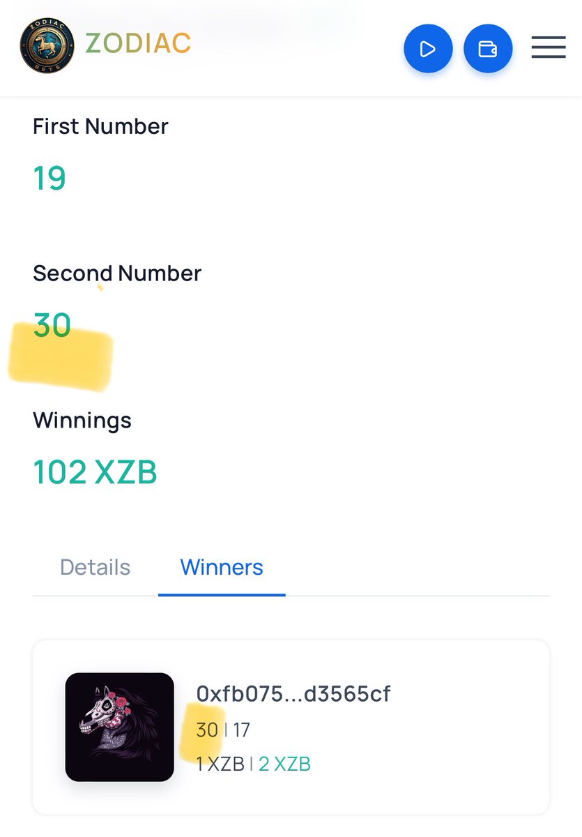 One match! 😁

This online game pioneers profitability like never before. You can gain even when not playing. 

Learn it to profit! 

Smart contract assures you that it is clean and fair. 
zodiacbets.web.app

#Zodiac $XZB $Matic $ETH $XDC $FLR #Polygon #Arbitrum
#XDC #Flare