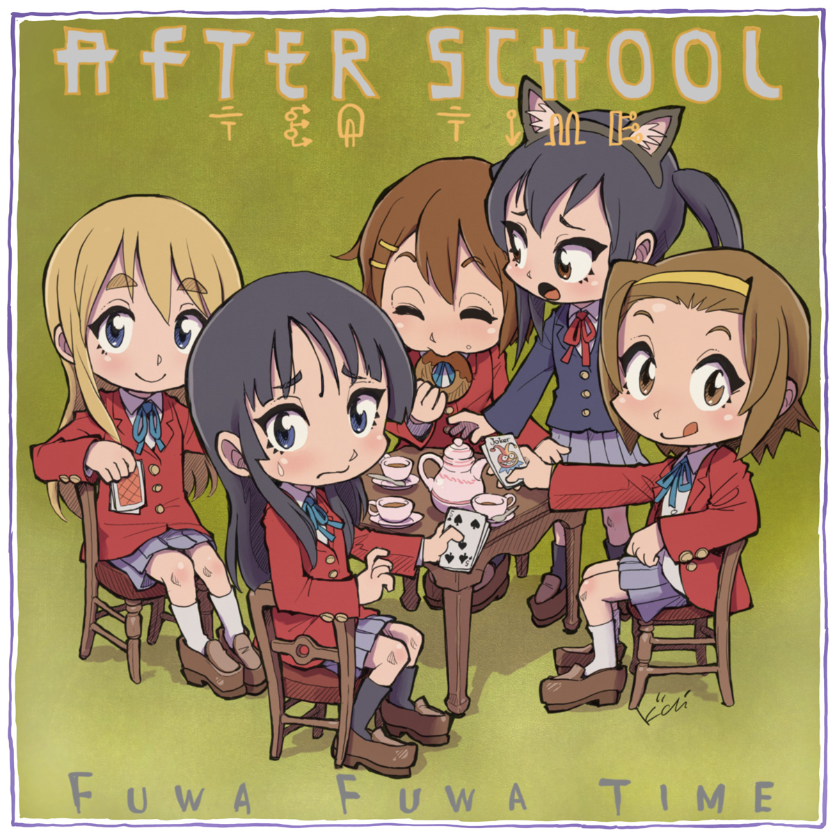 #皆さん線画と塗った後を見せてください 