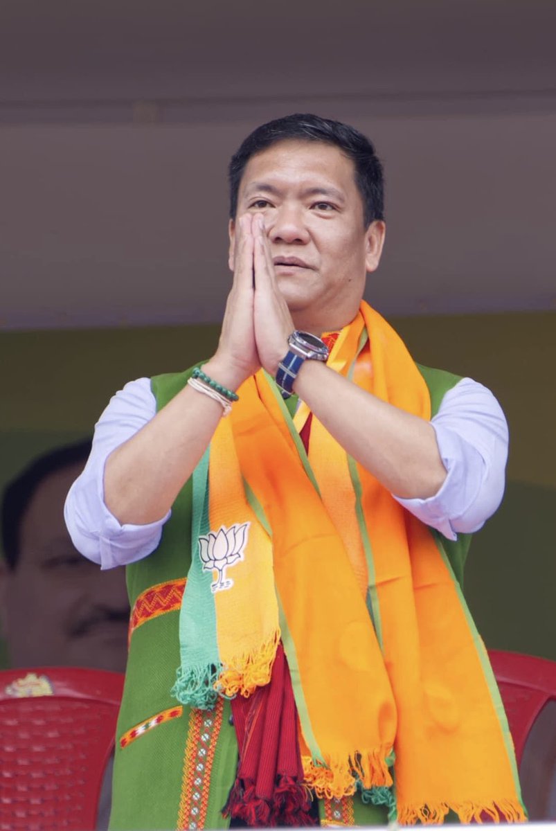 Pema Khandu པདྨ་མཁའ་འགྲོ་། (@pemakhandubjp) on Twitter photo I bow in gratitude to the great people of Arunachal Pradesh for their continued trust in the vision of Hon'ble PM Shri <a href="/narendramodi/">Narendra Modi</a> ji and sincere efforts of Team Arunachal in taking care of the well-being of every section of society.
Your overwhelming support to <a href="/BJP4Arunachal/">BJP ArunachalPradesh</a> I bow in gratitude to the great people of Arunachal Pradesh for their continued trust in the vision of Hon'ble PM Shri <a href="/narendramodi/">Narendra Modi</a> ji and sincere efforts of Team Arunachal in taking care of the well-being of every section of society.
Your overwhelming support to <a href="/BJP4Arunachal/">BJP ArunachalPradesh</a>