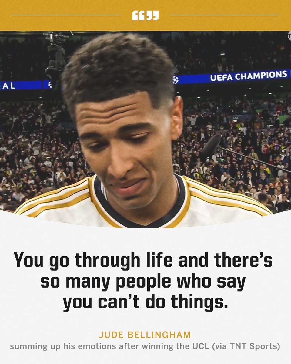 ESPNFC's tweet image. Jude Bellingham did it for the doubters! 🙌