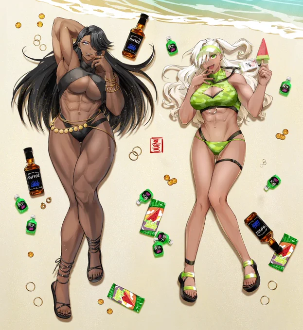 デカ女がトレンドと聞いて!!オリキャラとファンアート見てください 