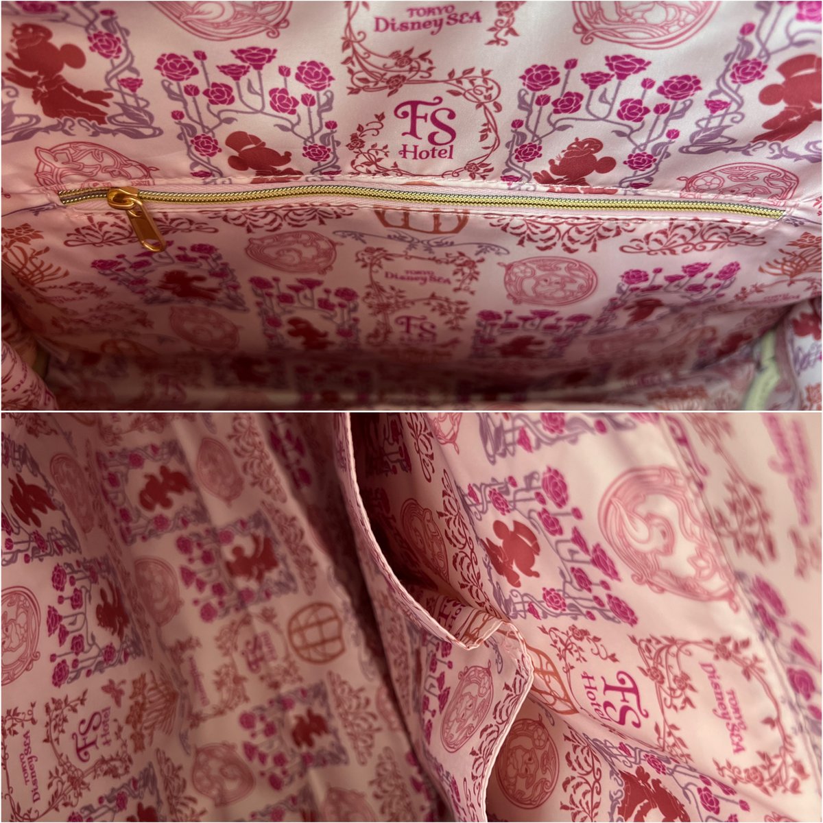 mokomokodesuga's tweet image. ファンタジースプリングスホテル宿泊者特典
エクスクルーシブ
トートバッグ ポーチ＆コインケースセット
仕様、サイズは他Dホテル同様
3、4枚目はミラコ、ランホとの比較ですがコインケースは前面にもロゴ刺繍ありゴージャス感増してます✨
#ファンタジースプリングスホテル #FSH #tdr_MD