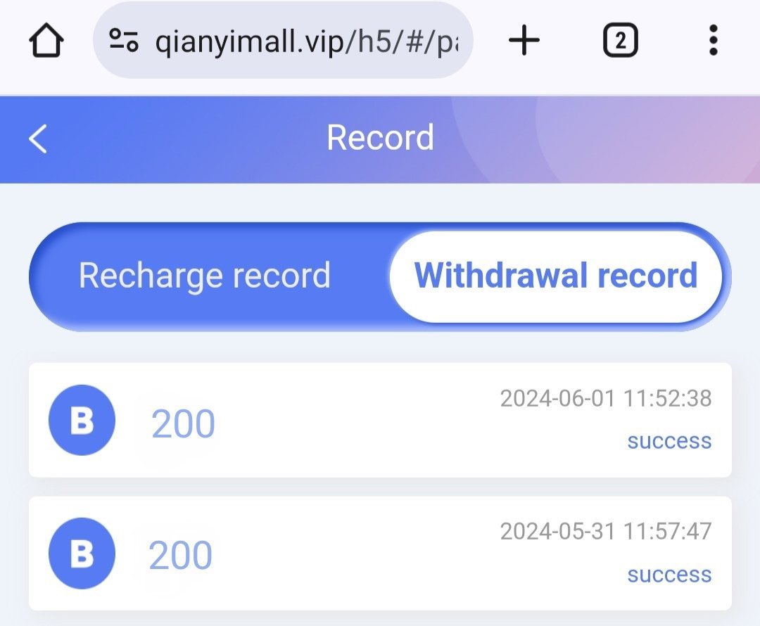 I received $200 USDT today from a New Usdt earning website 🎉...

This site is super Legal ✅

Sign up 👇

qianyimall.vip/KF3K83

Hurry up 🚀🚀🚀🚀