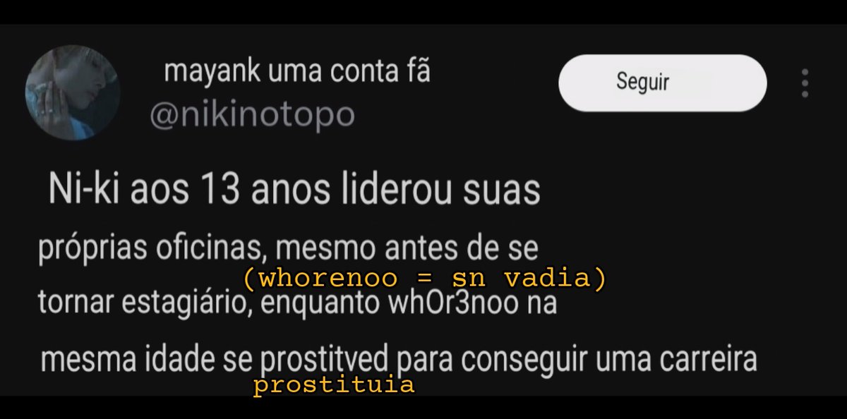 swansunoo's tweet photo. essa é só uma das mil atrocidades que essa jumenta já falou do sn, engenes comentem um número + o template abaixo por favor 🙏

denunciem tbm  a conta por discurso de ódio -> difamação

🔗: https://t.co/AuT90jxKiv https://t.co/xlyc2FZDEP
