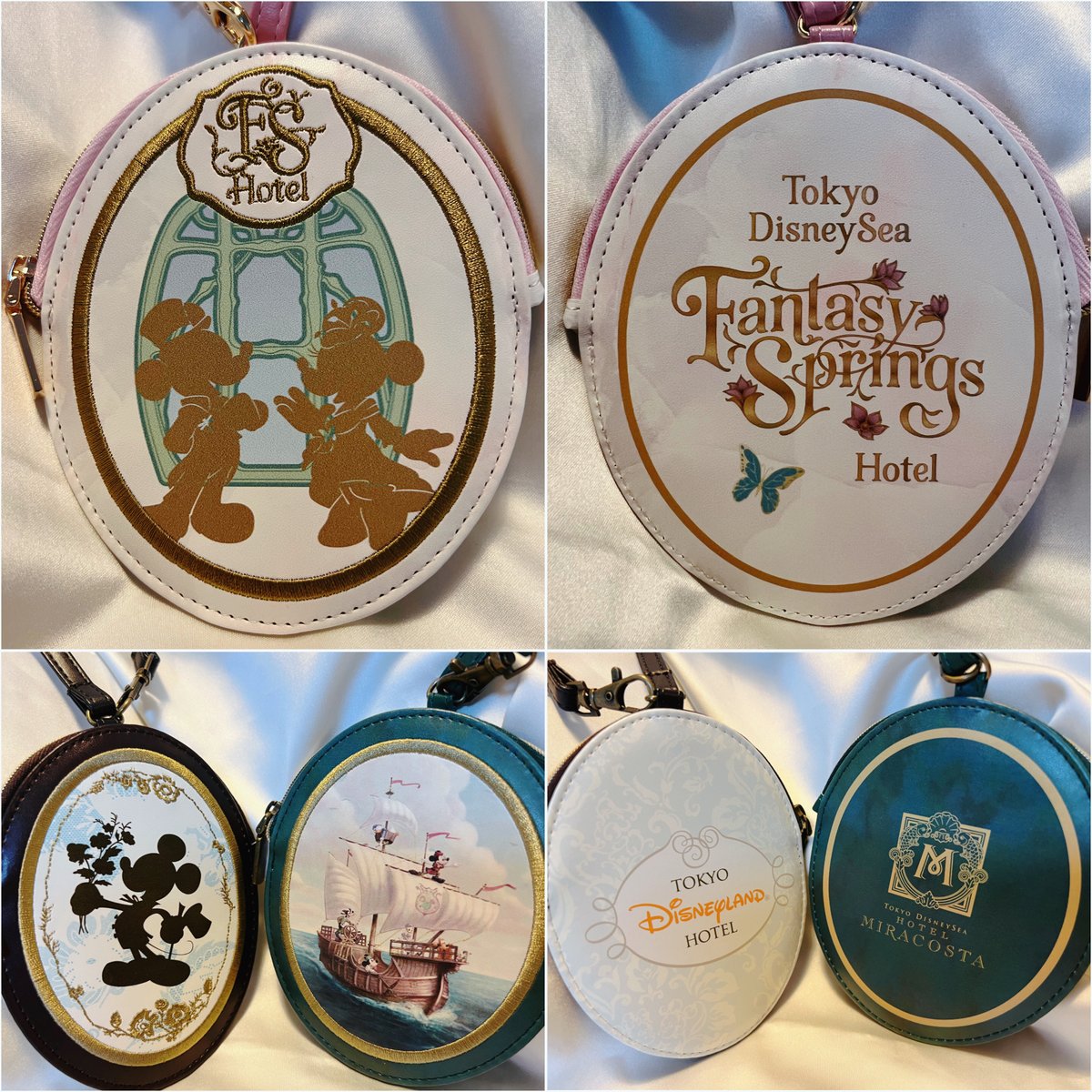 mokomokodesuga's tweet image. ファンタジースプリングスホテル宿泊者特典
エクスクルーシブ
トートバッグ ポーチ＆コインケースセット
仕様、サイズは他Dホテル同様
3、4枚目はミラコ、ランホとの比較ですがコインケースは前面にもロゴ刺繍ありゴージャス感増してます✨
#ファンタジースプリングスホテル #FSH #tdr_MD