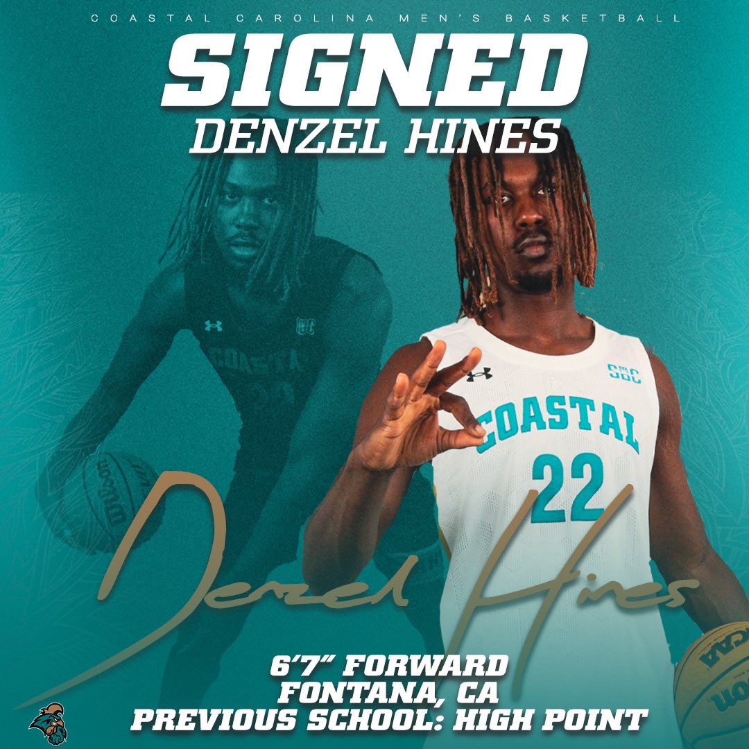 Join us in welcoming Denzel Hines to #TealNation!