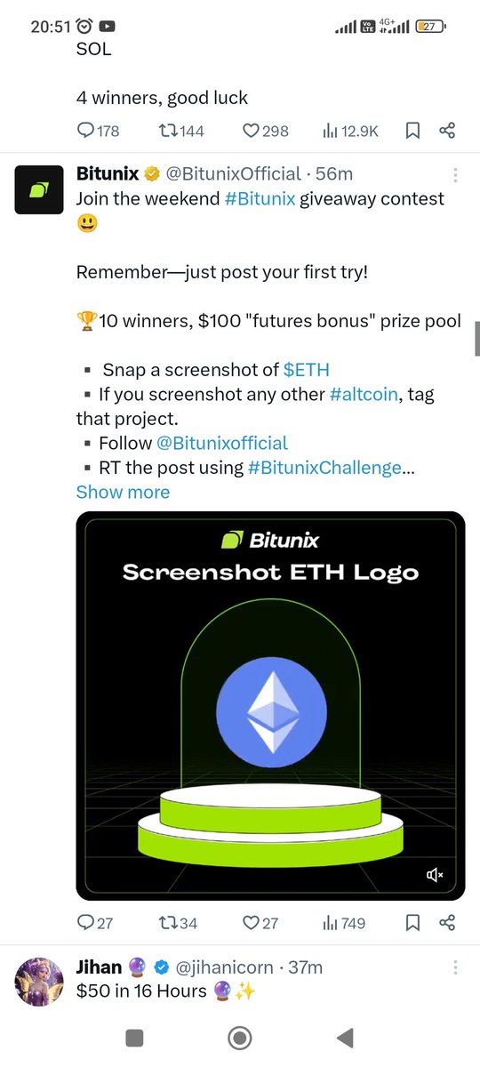 JJ_Subagiyo's tweet image. #BitunixChallenge #BitunixGiveaway #BitunixChallenge 

Good luck everyone 

@wahyuffshop 
@Gymmy63736479 
@cahyoseto2921