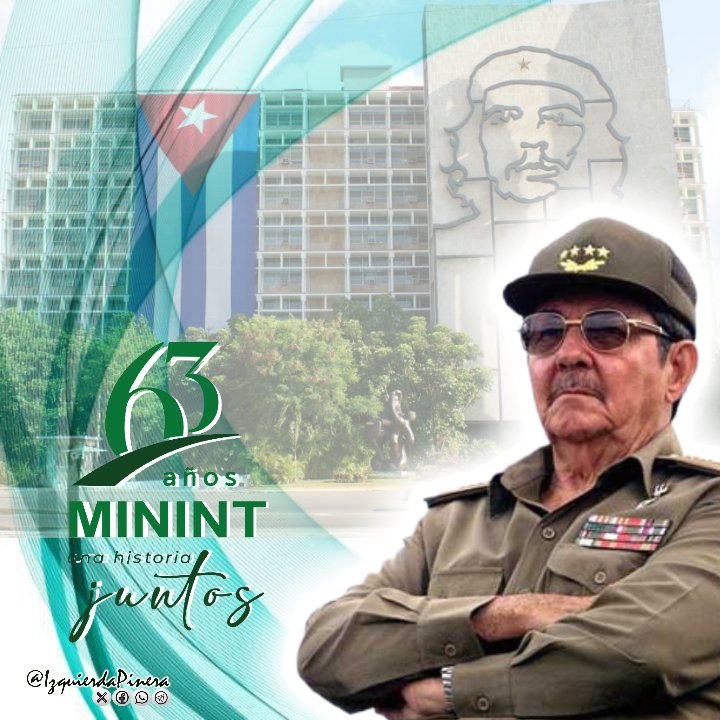 7Mararodriguez's tweet photo. FIDEL: "Creemos realmente que el papel del funcionario del Ministerio del Interior, del combatiente del Ministerio del Interior es uno de los papeles más honrosos y dignos que pueda tener un revolucionario" 

#UnaHistoriaJuntos
#IzquierdaPinera 
#DeZurdaTeam https://t.co/0hD8aqPoym