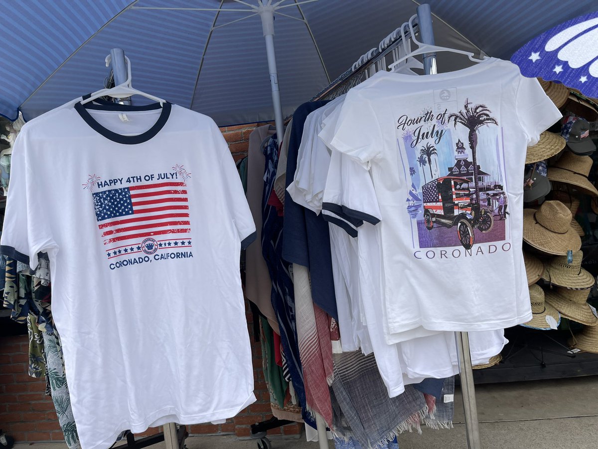CoronadoFourth's tweet photo. Our @CoronadoFourth t-shirts are on sale along with other great red white and blue swag at Coronado Hardware‼️🇺🇸 Get decked out now‼️ 💥 #coronado #happy4th https://t.co/lC4qfRDaGx