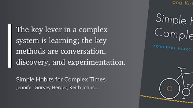The starting point in any complex situation is embarcing the not knowing. Sounds easy - but scares the living daylight out of most of us.
