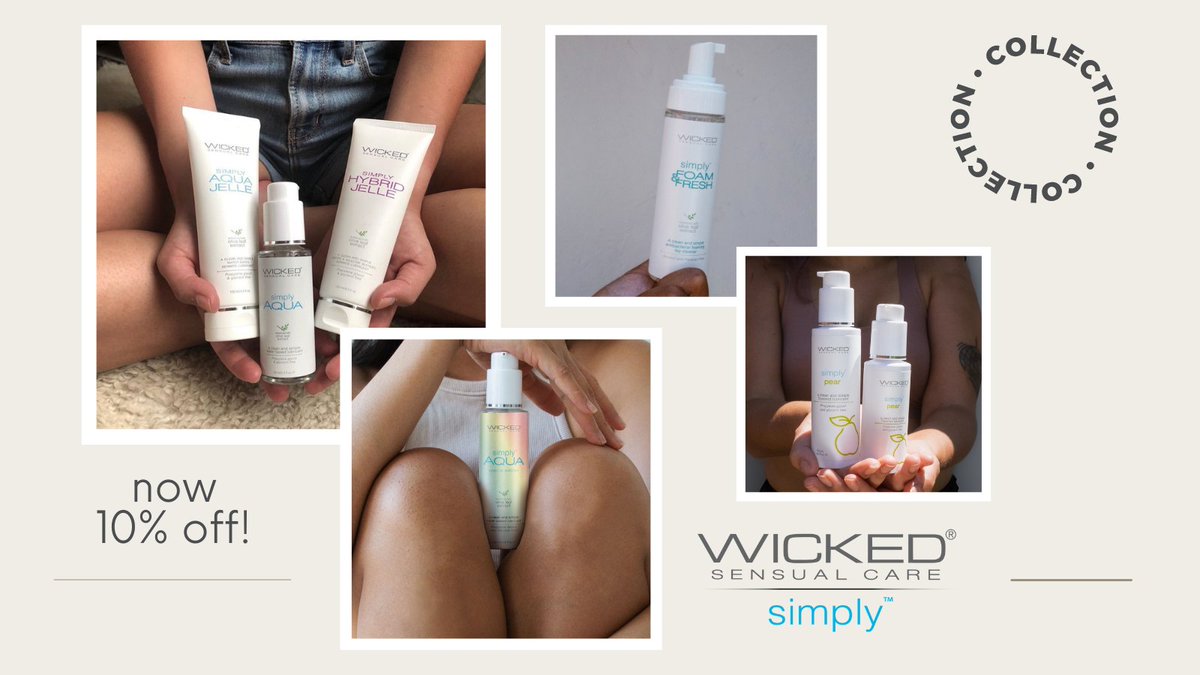 Are you looking for clean, effective, and pleasurable intimate products? The simply® line is glycerin and propylene glycol-free, designed with clean ingredients to ensure your comfort and satisfaction.

WickedSensualCare.com/product-catego… 
#WickedSensualCare #CleanIngredients #10OffSale