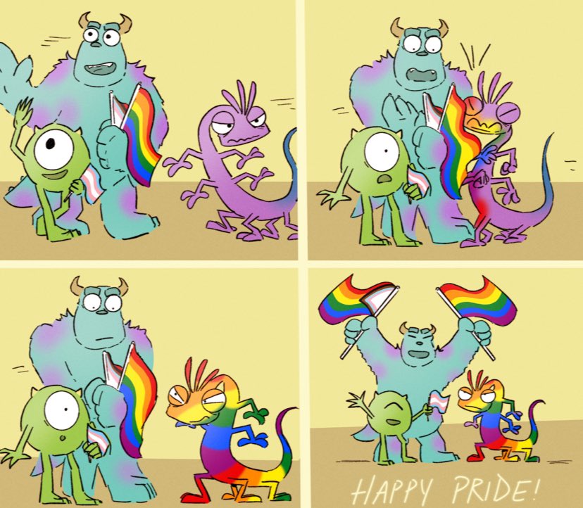 coco___rock's tweet image. Happy pride month! ๐ณ๏ธโ๐