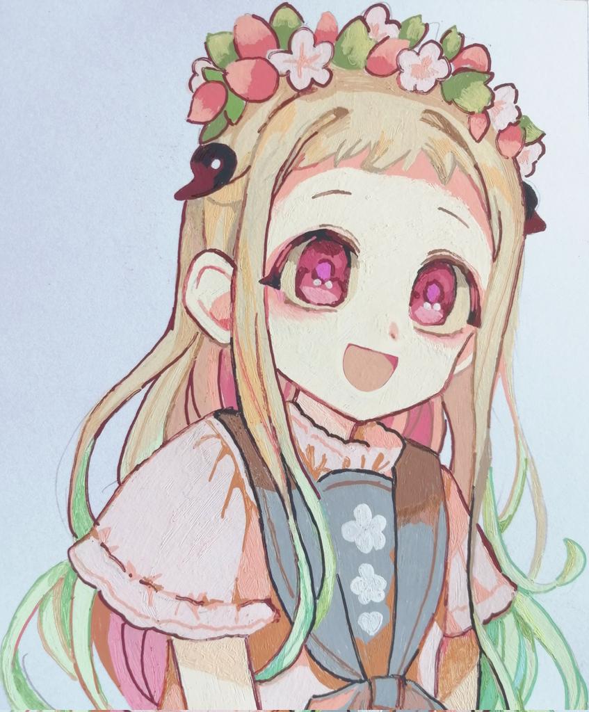 Draw one
#地縛少年花子くん #八尋寧々 #YashiroNene  #JibakuShounenHanakokun #花子くんお絵描き #jshk #tbnk