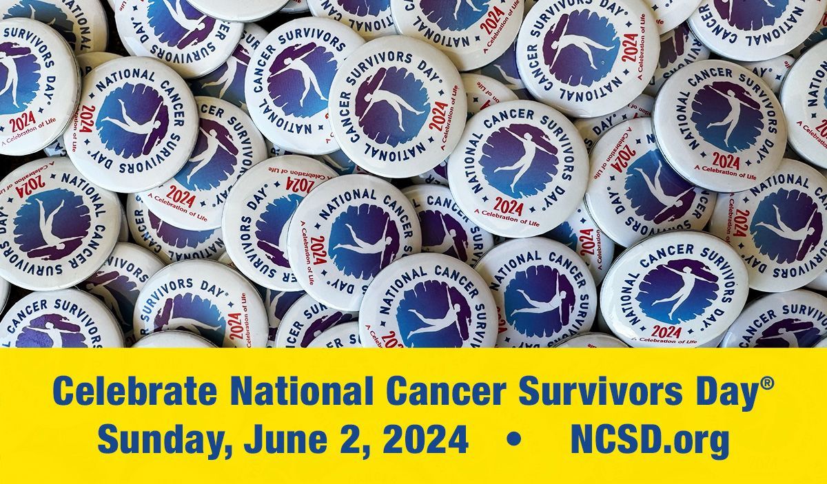 Today is National Cancer Survivors Day! Join millions of cancer survivors and supporters around the world as we celebrate life and raise awareness of the challenges of cancer survivorship. #NCSD2024 #CelebrateLife ncsd.org #NCSD #NationalCancerSurvivorsDay