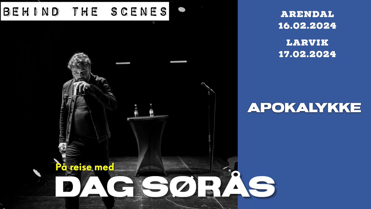 CiViX's tweet image. Del 4 av videoserien om @dagsoras på turné er ute på YouTube. Denne gang gikk turen til #Arendal og #Larvik.

Gøy om du vil se videoen, abonnere på kanalen min, og ikke minst bestille fotoboken fra turneen på shop.qualia.no

youtu.be/wIy2RuIQ0HM?si…