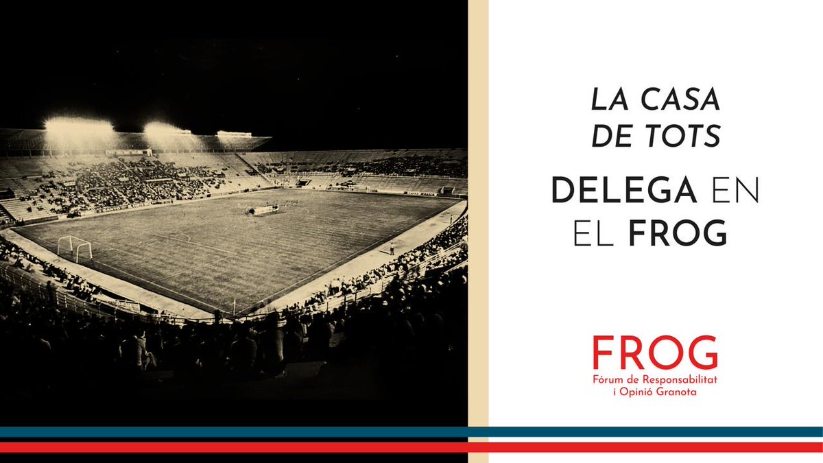 LA CASA DE TOTS, DELEGA EN EL FROG.
El proper 26 de juny se celebra una Junta General Extraordinària, continuem mostrant la rellevància del xicotet accionista.
Descarrega l'arxiu en:
froglevante.com/como-delegar-a…
Envia'l a froglevante@gmail.com