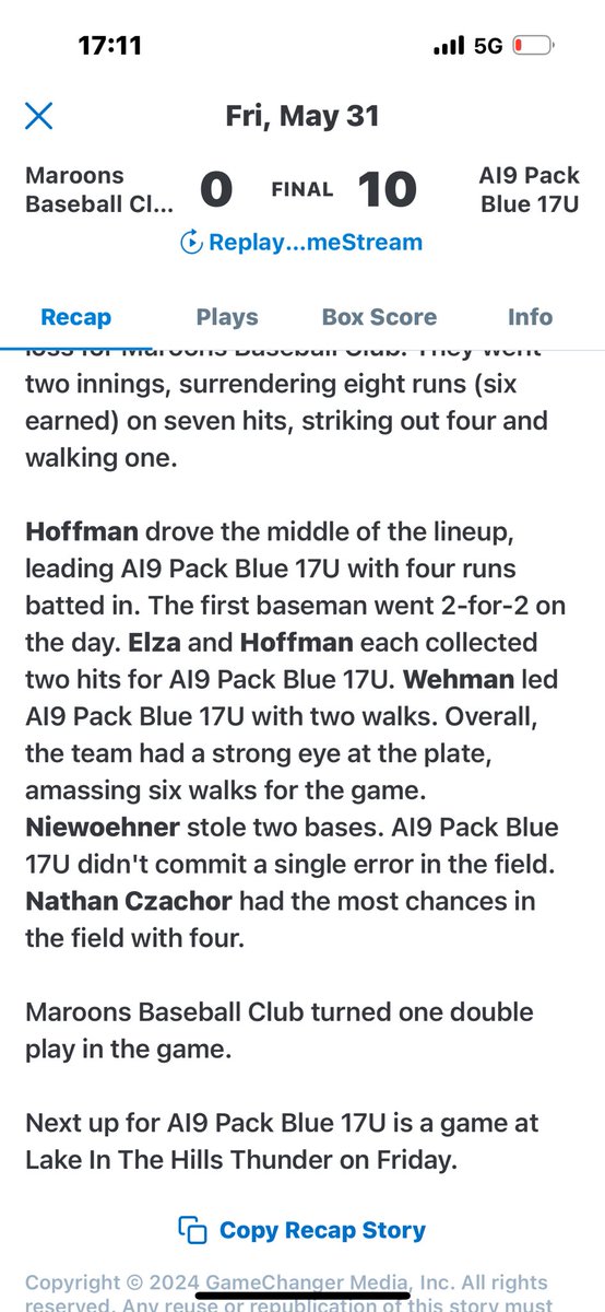 Coach Hoffman tweet media