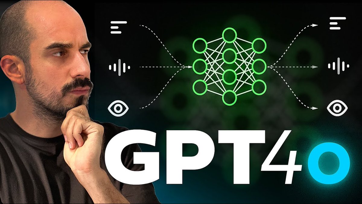 DotCSV's tweet photo. 🔥🔥 ¡NUEVO VIDEO! 🔥🔥

Aunque lo cubrimos en directo, me quedé con ganas de analizar en profundidad el anuncio de GPT-4o por parte de OpenAI.

El que es uno de los grandes avances de este año... ¿Qué es? ¿Cómo funciona? ¿Qué futuro nos propone OpenAI?

Ya tenéis el análisis :) https://t.co/wCdlj3VnrA
