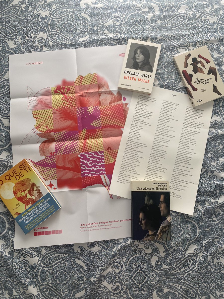 Gr93Sergio's tweet photo. Primer día en @FLMadrid. Mil gracias a Óscar @MaryReadLibre y a Alberto @DosBigotesEdit &amp; @libreberkana por sus recomendaciones y apuestas editoriales. También a Curro @las_afueras por darme a conocer las joyas que publica y a @Edit_Cabaret por descubrirme algunos olvidados 🥰 https://t.co/sjYBKSVGyk