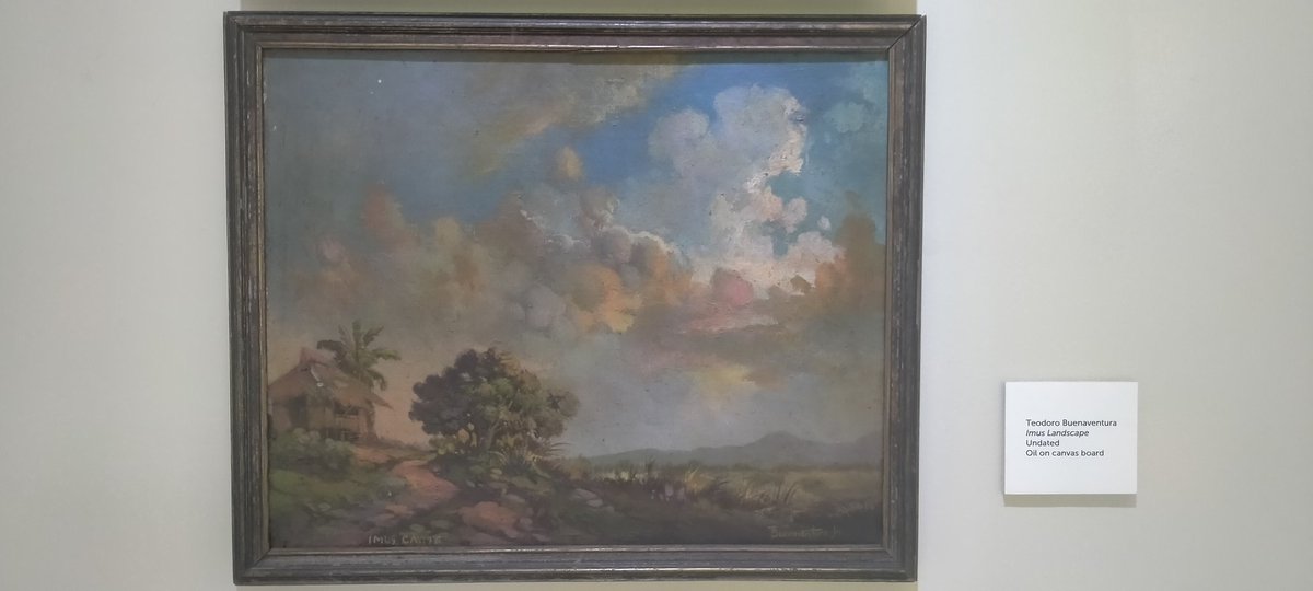 memes_atbp's tweet photo. @clownworld Meanwhile, this is Imus Landscape by Teodoro Buenaventura, which can be found in the Vargas Museum of UP Diliman (where entrance is free on Wednesdays, and only 20 pesos otherwise!)

Which one looks better? https://t.co/RV8Be6H26Y