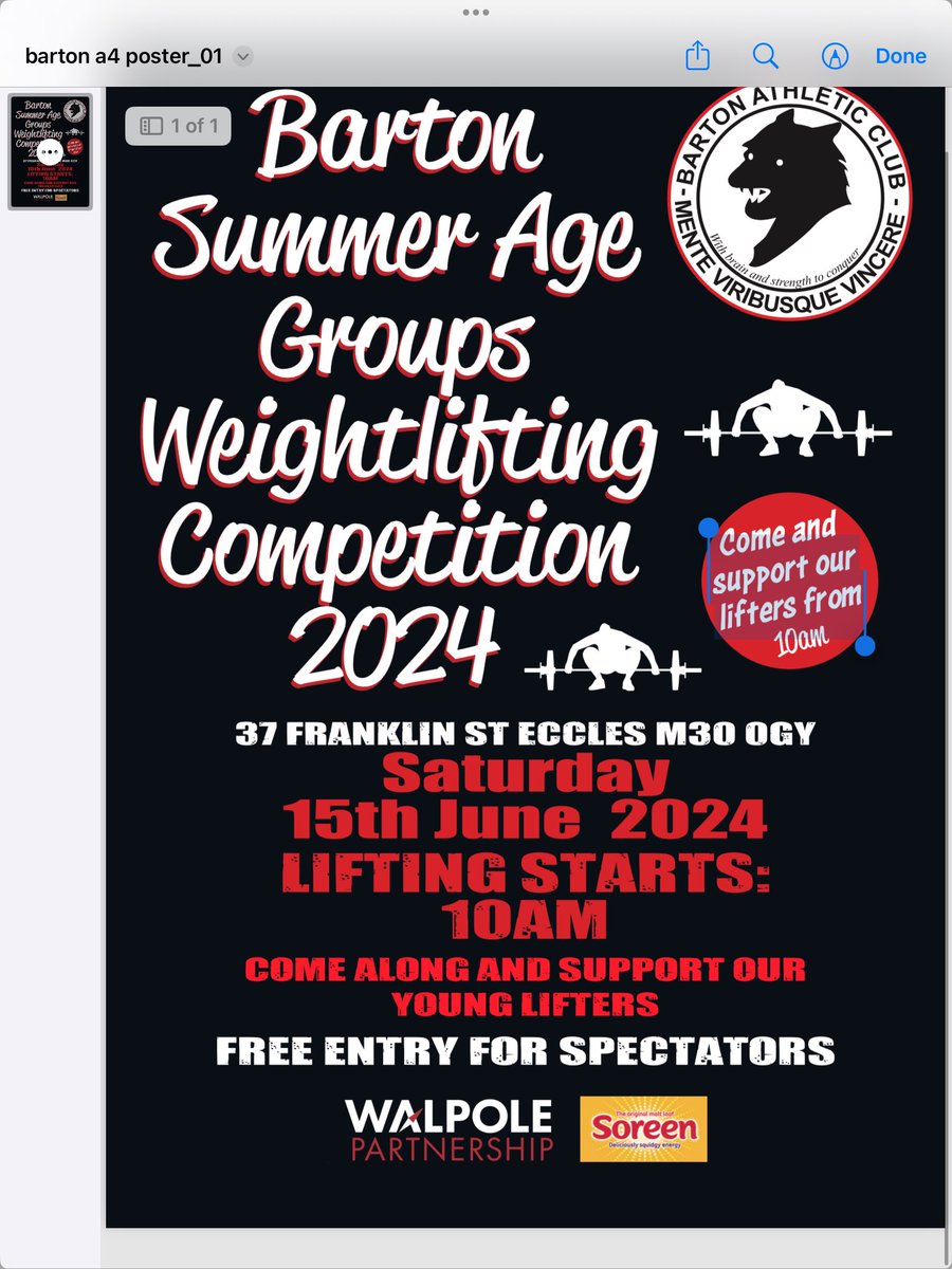 shackladys's tweet image. Come along and support our young lifters