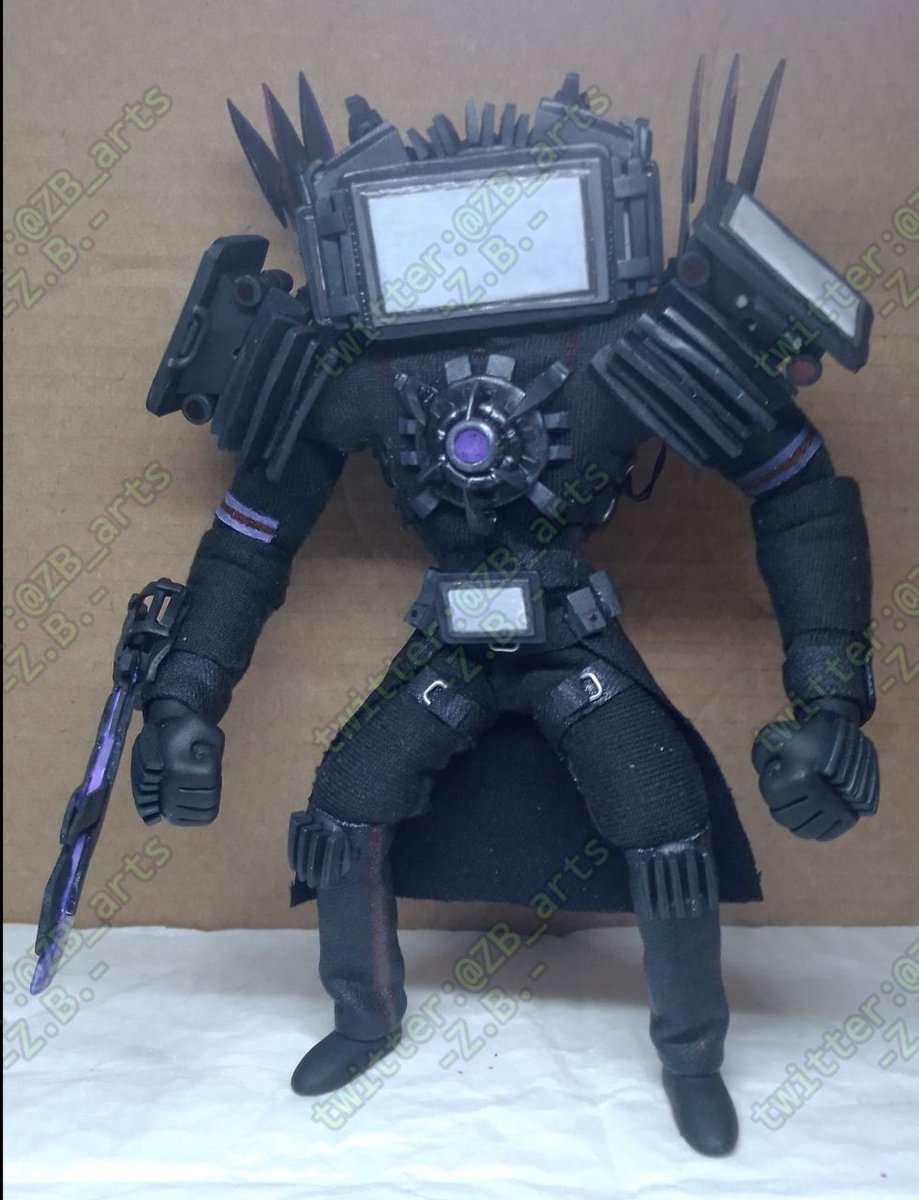 ZB_arts's tweet photo. This is the best my figure of #TitanTVMan from #SKIBIDI_TOILET
(skibidi toilet by @dafuqboom_legit)
#figure #handmade #polymerclay #TVman #UTTM https://t.co/l7ogagDeDM
