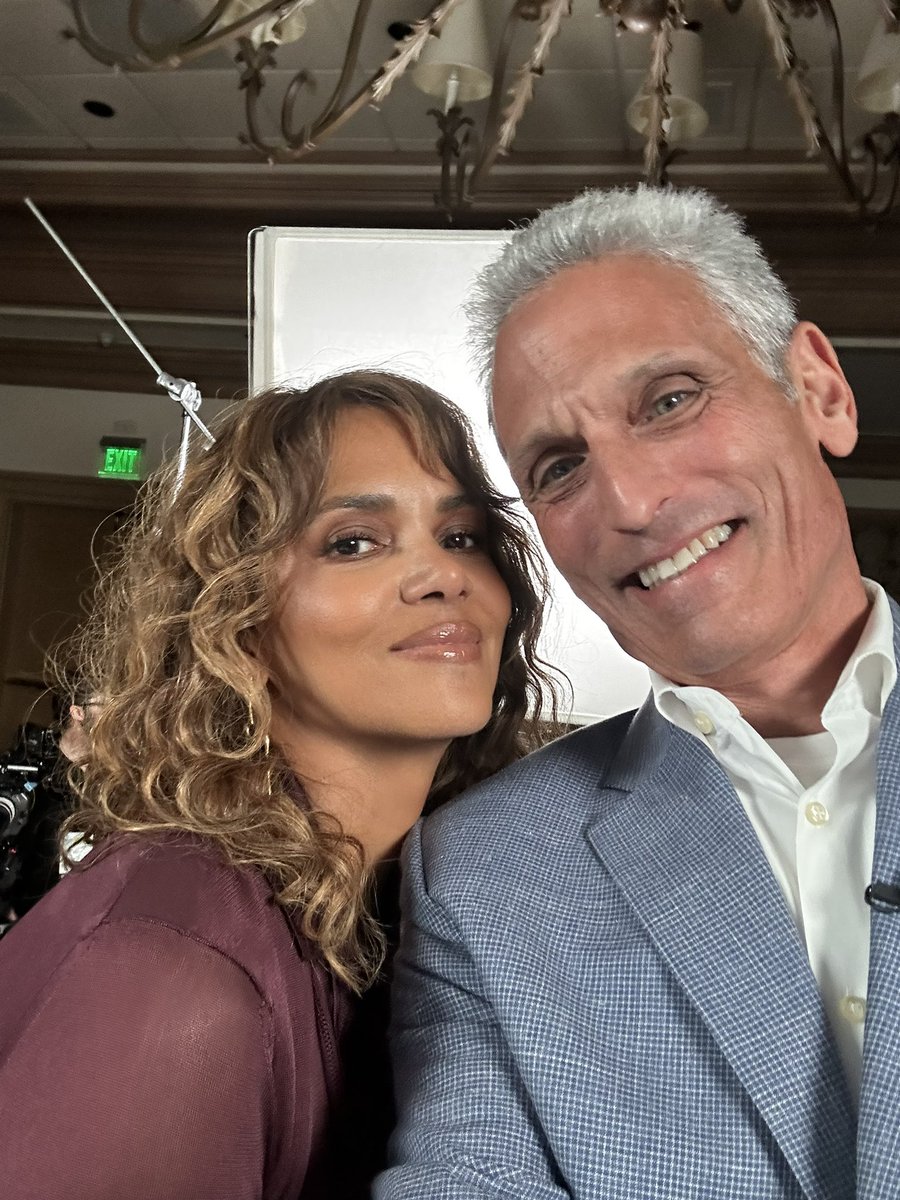 DrAdamPerlman's tweet image. So cool to film some video for Pendulum with Halle Berry…