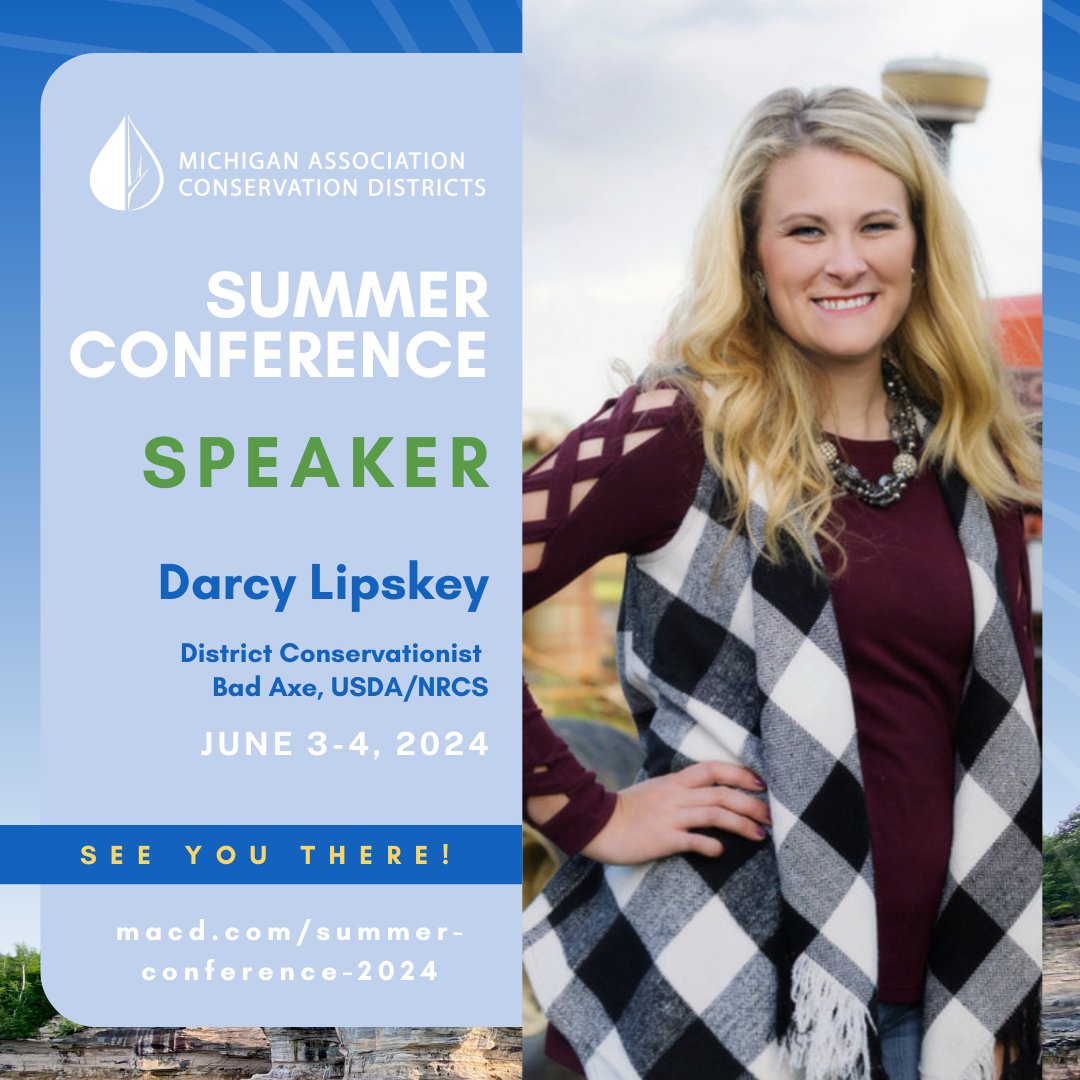 MI_Conservation's tweet photo. 📢 Calling all CD Directors &amp; Admins! 👥 Hone management soft skills. 🤝 Learn to navigate budgets. 💵 Great sessions + speakers Monday at MACD's 2024 Summer Conference. Details in Whova! 📲 These speakers have tons to share with today's CD leaders. 🌟 https://t.co/LjrxwpH11V https://t.co/UIFPjkXdg4