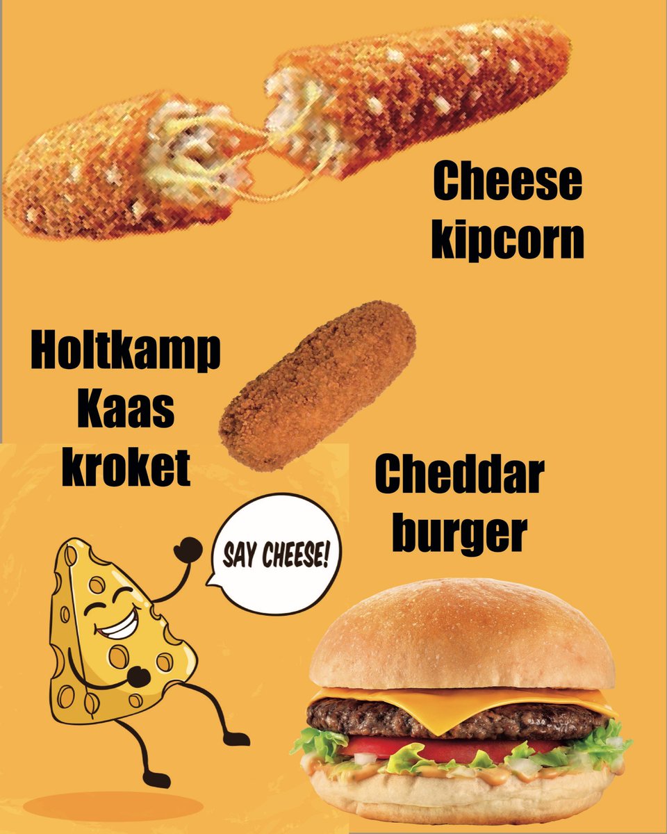 ACTIES JUNI! 🤩
Yes, een nieuwe maand! 🥳
Say cheese tegen onze cheese snacks &amp; burger! 🧀
Wij hebben ook een nieuwe milkshakesmaak: Perzik 🍑 
Kom gauw proberen en bestel via cafetariameppel.nl 

#juni #Meppel #cafetaria #snacks #kaas #milkshake #zomer