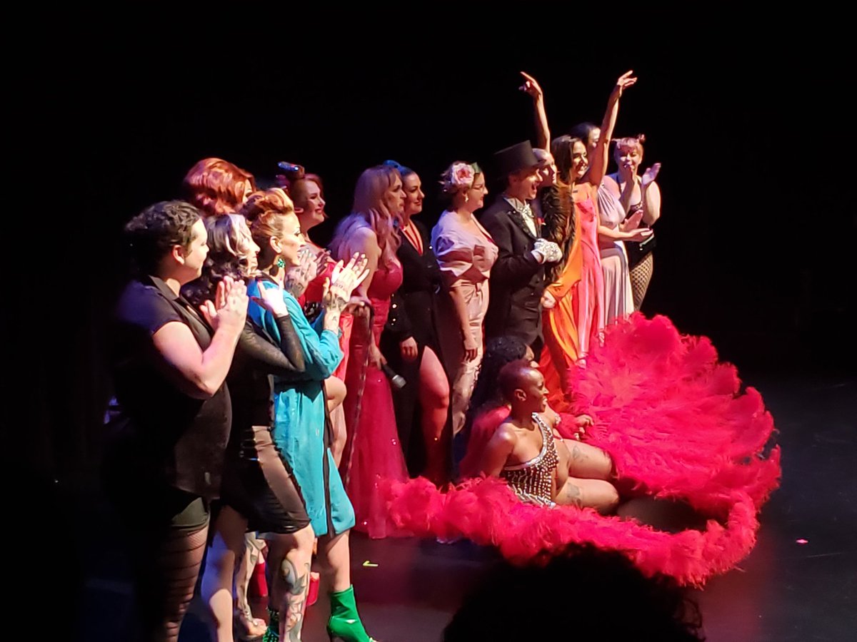 elliedesyre's tweet photo. Went to my first burlesque festival show last night! So much fun! I went out as "Ellie"... I wore a black/red wig with a red tank top and black leather pants. Loved stepping out of my vanilla life for a few hours! #burlesque #kink #talkingkink #taboo #pasties #titties https://t.co/RunZvjxfwf