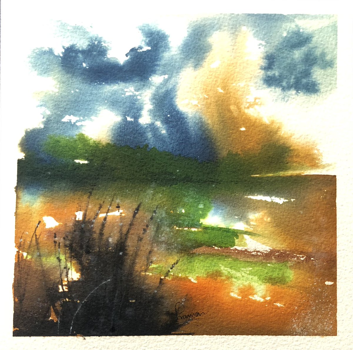 Another @GemKalmthout Heide oriented abstract sunshine #watercolour painting. On Arches cold press paper with concentrated watercolour paint. Available fore collection. Please amplify if you like.
#artcommunity
#ArtLovers #art #artist #artwork #naturetwitter #arttwitter